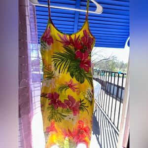 Absolutely Yellow Floral Dress